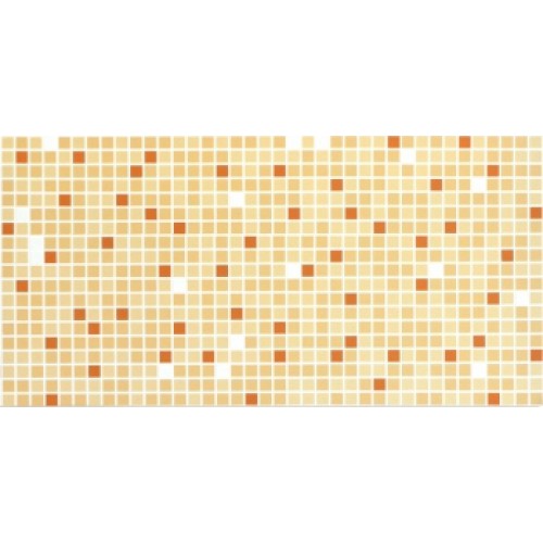 Панель интерьерная ПВХ  955 х 480 мм Мозаика Оранжевый микс