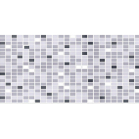 Панель интерьерная ПВХ  955 х 480 мм Мозаика Серый микс